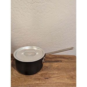 Commercial Aluminum Cookware Anodized 2.5 Quart Sauce Pan Pot 8702 1/2 w/ Lid